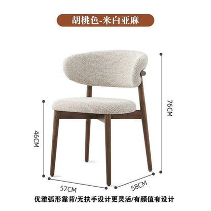 Relaxing Design Modern Dining Chairs Nordic Single Luxury Office Dresser Dining Chairs Wood Kitchen Salon Sillas Home Furniture