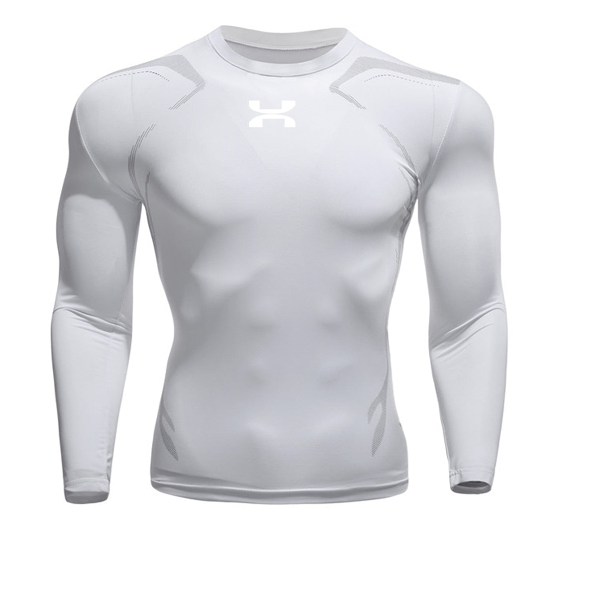 Men's High Quality Training Outdoor Sports T-Shirt Tight Elastic Compression Clothes Jogging Gym Gym Gym Sweatshirt