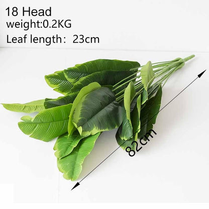 60-123CM Artificial  Palm  Tree Fake Plants Plastic Leaf Fake Tree For Home Wedding  Garden  Floor  Living Room  Decorations