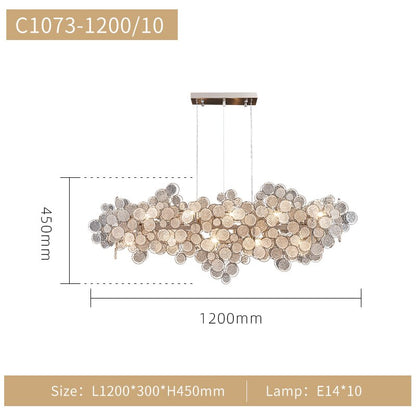 Light Luxury LED Ceiling Chandelier 2023 Trend Villa Living Dining Room Pendant Lamp Modern Lustre Bedroom Hanging Light Fixture