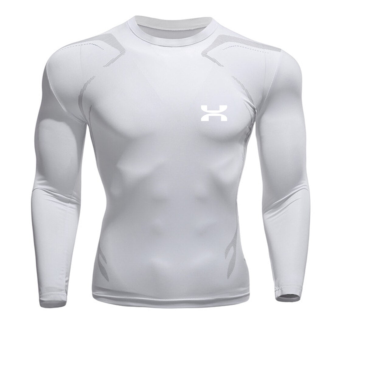 Men's High Quality Training Outdoor Sports T-Shirt Tight Elastic Compression Clothes Jogging Gym Gym Gym Sweatshirt