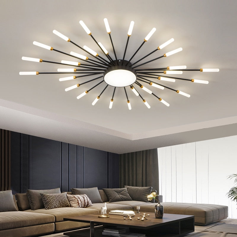 New Style LED Ceiling Lights For Studyroom Bedroom Dining Room Foyer Kitchen Villa Apartment Indoor Home Lighting Creative Lamps