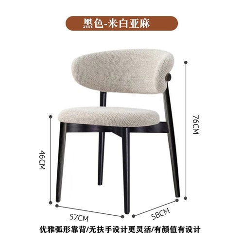 Relaxing Design Modern Dining Chairs Nordic Single Luxury Office Dresser Dining Chairs Wood Kitchen Salon Sillas Home Furniture