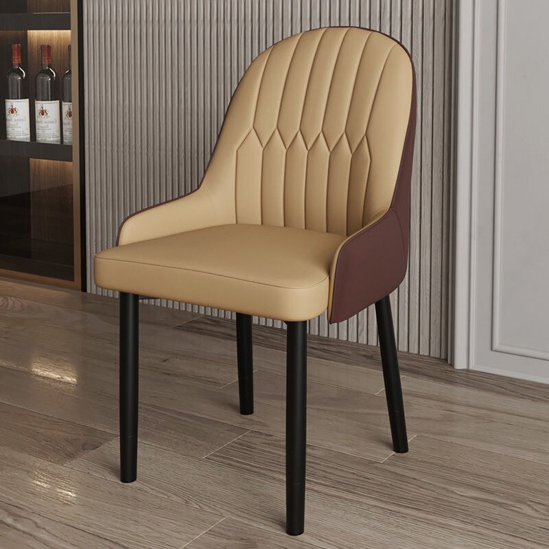 Light Luxury Home Back Arm Chair Dining Chair with Armrest Modern Minimalist Internet Celebrity Negotiation Nail Chair