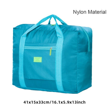 Portable Folding Large Travel Storage Bags Clothes Top-handle Pouch Luggage Organizer Cases Suitcase Accessories Supplies Stuff