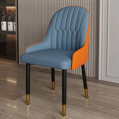 Light Luxury Home Back Arm Chair Dining Chair with Armrest Modern Minimalist Internet Celebrity Negotiation Nail Chair