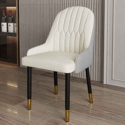 Light Luxury Home Back Arm Chair Dining Chair with Armrest Modern Minimalist Internet Celebrity Negotiation Nail Chair