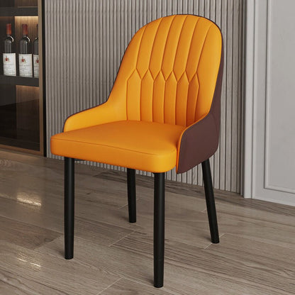 Light Luxury Home Back Arm Chair Dining Chair with Armrest Modern Minimalist Internet Celebrity Negotiation Nail Chair