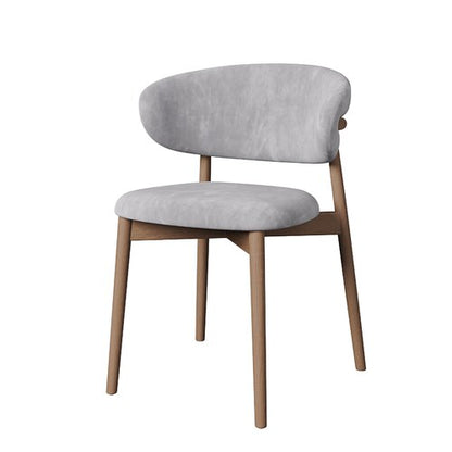 Replica Designer Dining Chairs Modern Nordic Ergonomic Luxury Dining Chair Leisure Leathr Wooden Silla Comedor Home Furniture