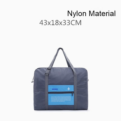 Portable Folding Large Travel Storage Bags Clothes Top-handle Pouch Luggage Organizer Cases Suitcase Accessories Supplies Stuff