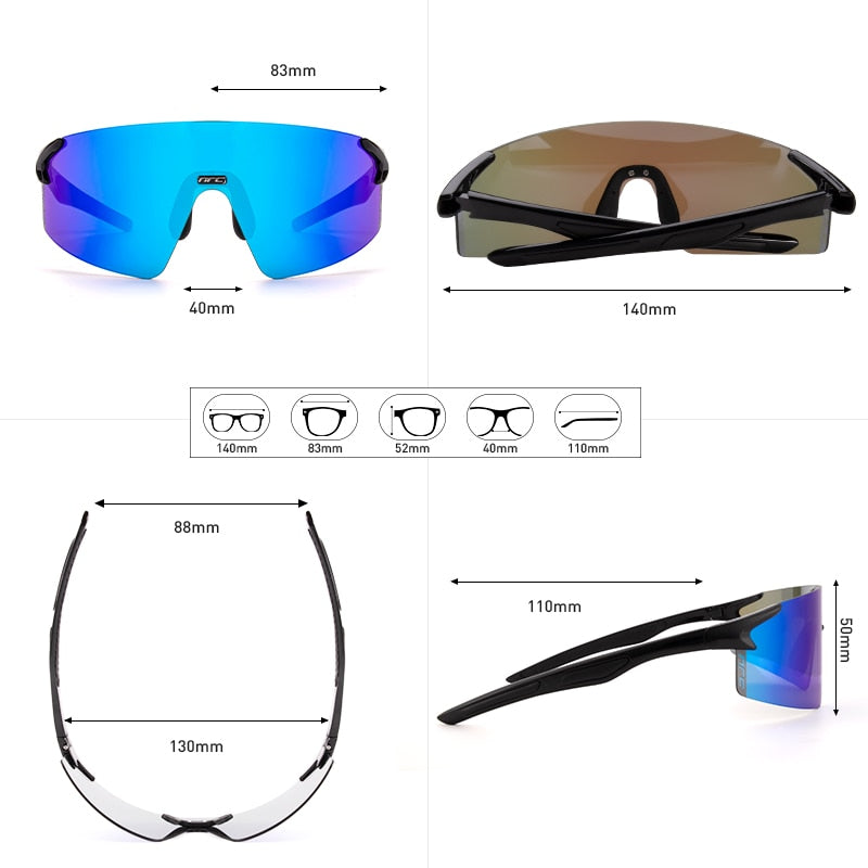 Sports Cycling Glasses photochromic Mountain Cycling Sunglasses men women Outdoor bicycle Glasses bike Glasses