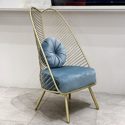 2022Fabric sofa simple living room leisure sofa chair ins net red light luxury balcony leisure chair lounge chair accent chairs