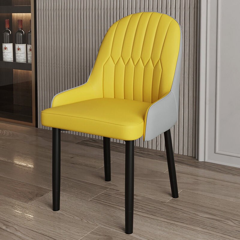 Light Luxury Home Back Arm Chair Dining Chair with Armrest Modern Minimalist Internet Celebrity Negotiation Nail Chair