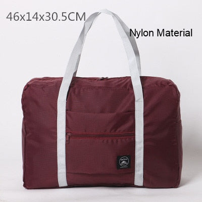 Portable Folding Large Travel Storage Bags Clothes Top-handle Pouch Luggage Organizer Cases Suitcase Accessories Supplies Stuff