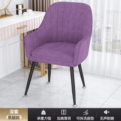 Nordic Ins Chair Home Internet Celebrity Makeup Dressing Table Stool Backrest Girly Bedroom Simple Manicure Light Luxury Chair