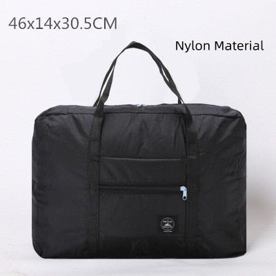 Portable Folding Large Travel Storage Bags Clothes Top-handle Pouch Luggage Organizer Cases Suitcase Accessories Supplies Stuff