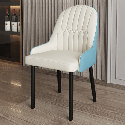 Light Luxury Home Back Arm Chair Dining Chair with Armrest Modern Minimalist Internet Celebrity Negotiation Nail Chair