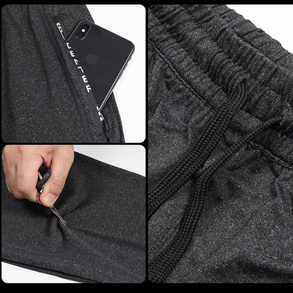 Men&#39;s Running Pants  Quick-Dry Thin Casual Trousers Sport Pants With Zipper Pockets  Sportswear Running  Jogging Sportpants