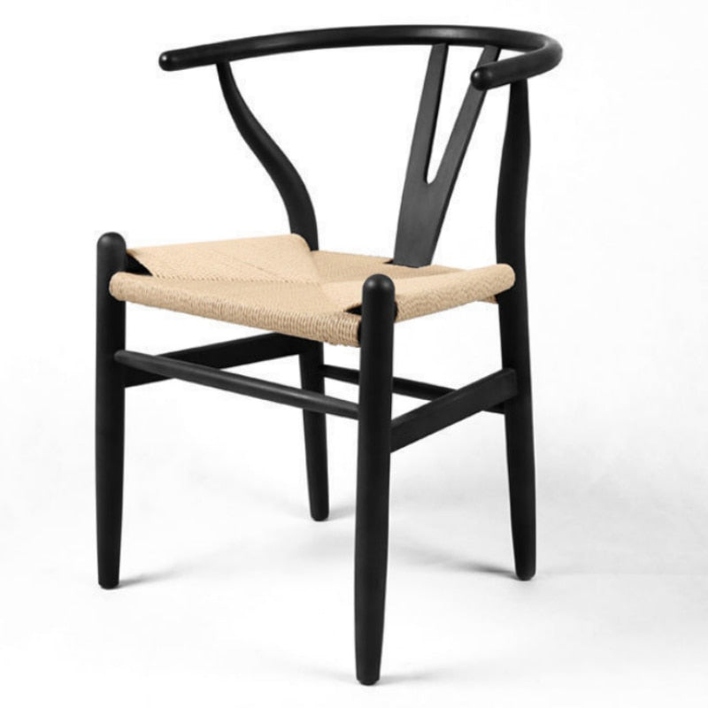 Wooden Wishbone Chair Hans Wegner Y Chair Solid OAK Wood Dining Room Furniture Luxury Dining Chair Armchair Classic Design