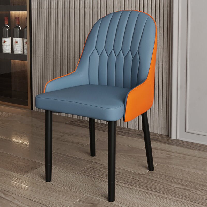 Light Luxury Home Back Arm Chair Dining Chair with Armrest Modern Minimalist Internet Celebrity Negotiation Nail Chair