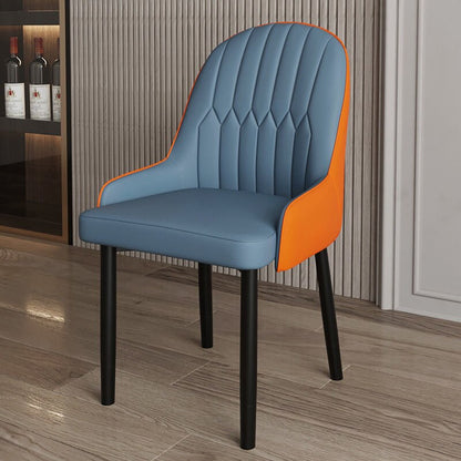 Light Luxury Home Back Arm Chair Dining Chair with Armrest Modern Minimalist Internet Celebrity Negotiation Nail Chair