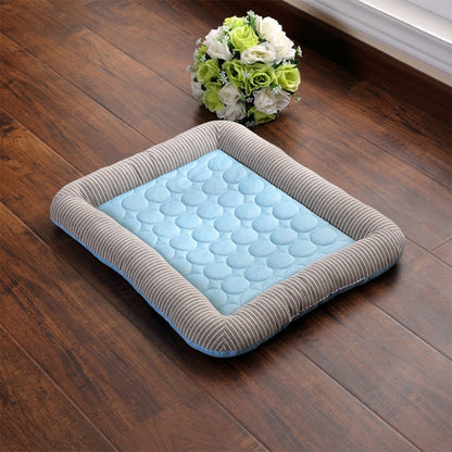 Pet Pad Summer Cool Dog Cooling Mat Supplies Washable Blanket  For Small And Medium Sized Dogs Ice Silk Bed Nest Cat Mat