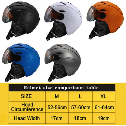 LOCLE Skiing Helmet Integrally-Molded CE Certification Adult Men Women Child Outdoor Sports Snow Snowboard Skateboard Helmet