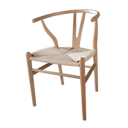 Wooden Wishbone Chair Hans Wegner Y Chair Solid OAK Wood Dining Room Furniture Luxury Dining Chair Armchair Classic Design