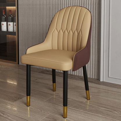 Light Luxury Home Back Arm Chair Dining Chair with Armrest Modern Minimalist Internet Celebrity Negotiation Nail Chair