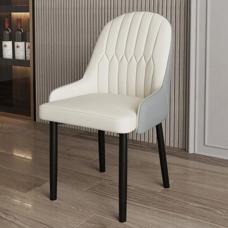 Light Luxury Home Back Arm Chair Dining Chair with Armrest Modern Minimalist Internet Celebrity Negotiation Nail Chair