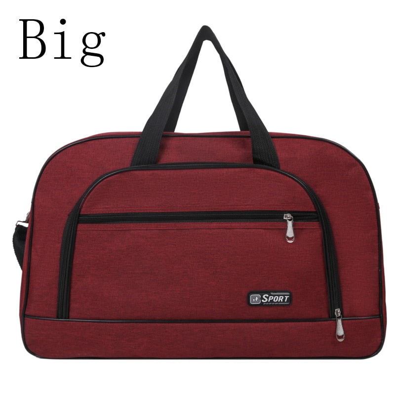 Large Capacity Women&#39;s Travel Bag Leisure Multifunctional Duffel Bag Handbag Men&#39;s Weekend Sports Overnight One Shoulder Luggage