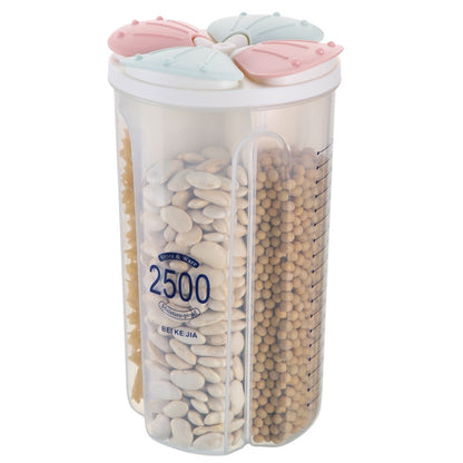 Sealed Storage Box Crisper Grains Food Storage Tank Household Kitchen Food Containers for Dry Cereals Measure Cups Kitchen Tool