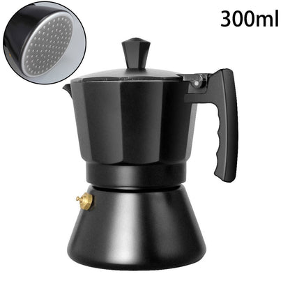 3cup/6cup  Mocha Latte Coffee Maker Italian Moka Espresso Cafeteira Percolator Pot Stovetop Coffee Maker Aluminum Moka Cafeteira