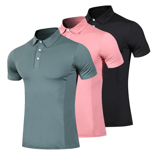 New Golf Clothing Breathable Men&#39;s Summer Golf Sports Breathable Golf Shirt POLO Shirt Men&#39;s T-Shirt