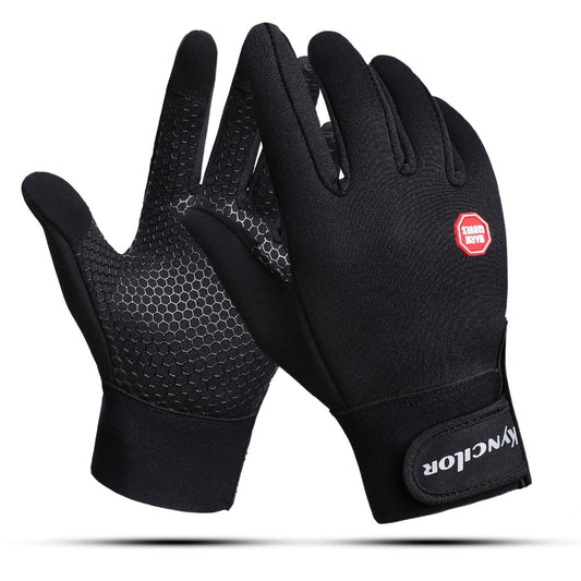 Winter Cycling Gloves With Wrist Support Touch Screen Bicycle Gloves Outdoor Sports Anti-slip Windproof Bike Full Finger Gloves