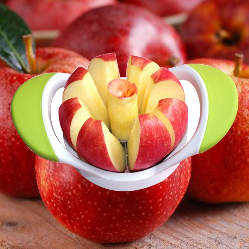 Apple Cutter Kitchen Fruit Cutter Apple Slicer Corer Stainless Steel Apple Pear Core Remover Fruit Cutting Tools Kitchen Gadgets