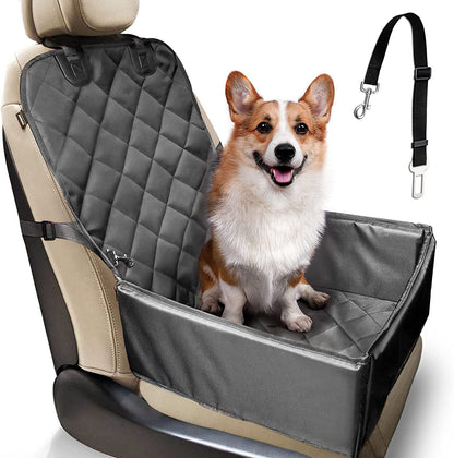 Hammock Pet Car Seat Booster Cover Protector Front Chair Waterproof Cat Dog Puppy Basket Anti-Silp Vehicle Carrier Travel