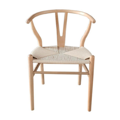 Wooden Wishbone Chair Hans Wegner Y Chair Solid OAK Wood Dining Room Furniture Luxury Dining Chair Armchair Classic Design