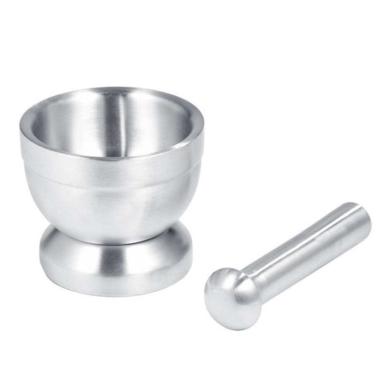 Stainless Steel Kitchen Mortar with Pestle Set Garlic Chopper Spice Pepper Crusher Herb Mill Grinder Mixing Press Mortar bowl