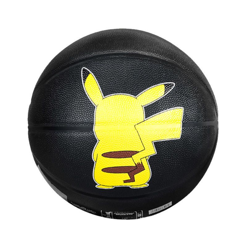 Pokémon Co-branded Pikachu Standard Anime Cartoon No. 7 Indoor and Outdoor Sports Training Game PU Basketball Gift for Boyfriend