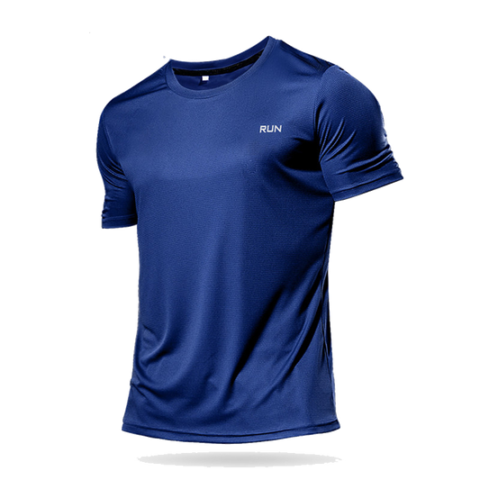 High Quality Polyester Men Running T Shirt Quick Dry Fitness Shirt Training Exercise Clothes Gym Sport Shirt Tops Lightweight